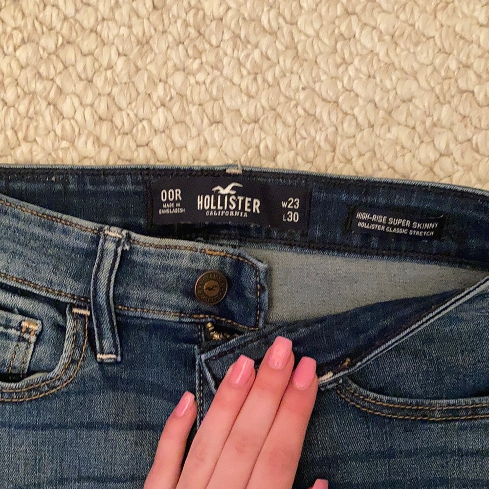 Hollister high rise super skinny jeans